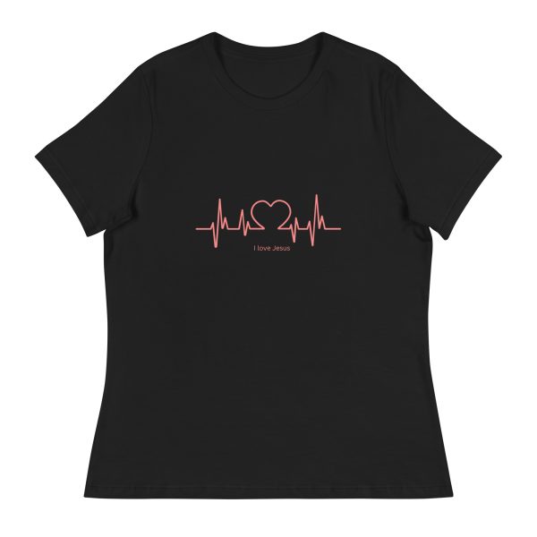 Heart Beat For Jesus - Women's T-Shirt