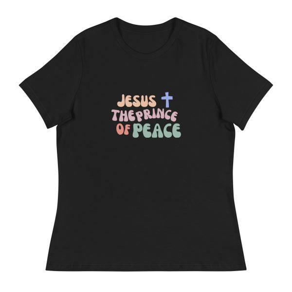 Jesus The Prince Of Peace Women's Relaxed T-Shirt - Image 2