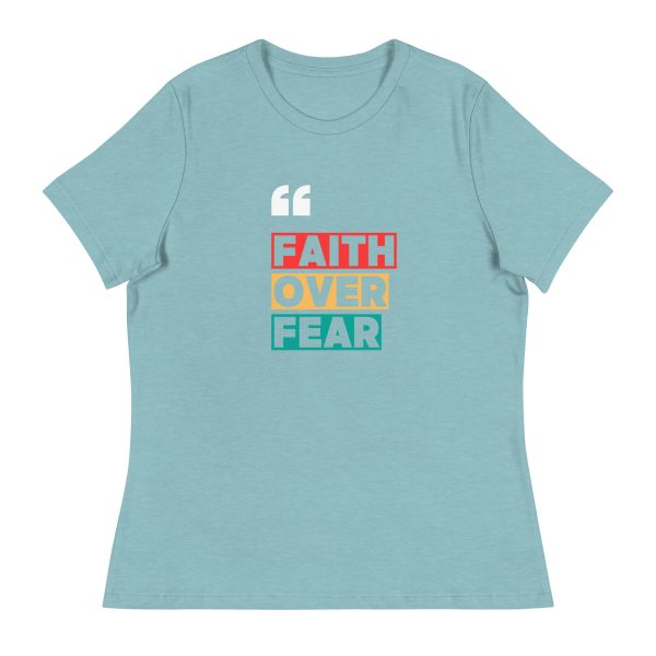 Faith Over Fear Women's Relaxed T-Shirt - Image 2