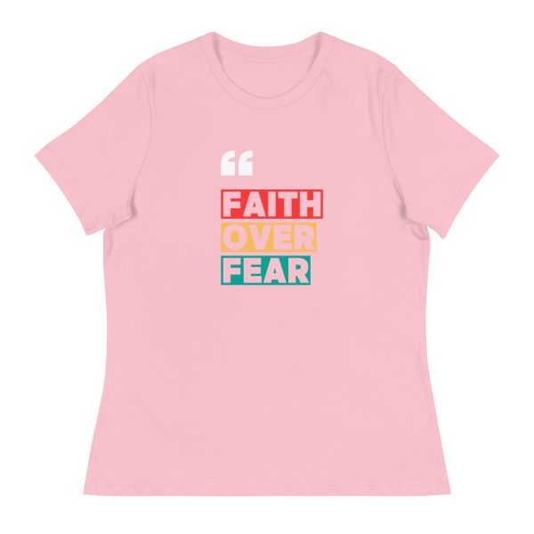 Faith Over Fear Women's Relaxed T-Shirt - Image 3