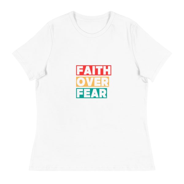 Faith Over Fear Women's Relaxed T-Shirt - Image 4