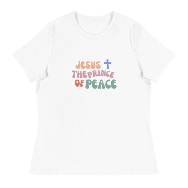 Jesus The Prince Of Peace Women's Relaxed T-Shirt - Image 4